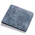 Men Wallet Short Student Wallet Retro Frosted Two Fold Vertical Wallet Multi-Card - Image 8