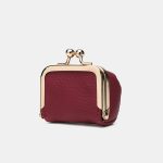 Women Fashion Casual Solid Color Genuine Leather Mini Coin Wallet - Image 5