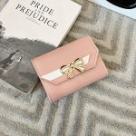 Women Fashion Casual Solid Color Bowknot Coin Wallet - Image 8