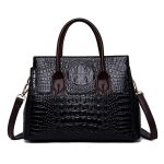 Women Fashion Casual Crocodile Pattern Handbag - Image 7
