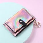 Women Basic Laser Folding Buckle Design PU Wallet - Image 8