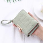 Women Fashion Pu Leather Mini Zipper Compact Wallet - Image 14