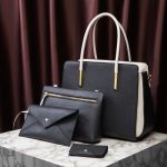 Fashion Color Block Handbag Sets - Image 7