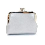 Women Fashion Solid Color Clip Compact Wallet - Image 12