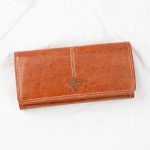Women Fashion Vintage Oil Wax Leather Multi-Card Change Wallet Long Wallet - Image 8