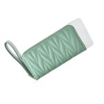 Women Fashion Simple Solid Color Multi-Function Long Wallet - Image 8