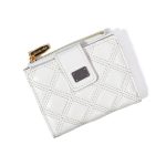 Women Fashion Simple Quilted Zipper Mini Wallet - Image 8