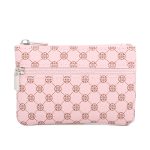 Women Fashion Double Zipper Old Flower Mini Wallet - Image 8