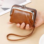Wholesale Women Simple Multi-Card Buckle PU Wallet - Image 8