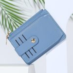 Women Fashion Simple PU Zipper Wallet - Image 8