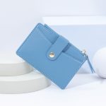 Women Fashionable Simple Multi-Card Zipper PU Wallet - Image 8