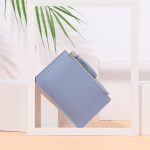 Women Fashion Simple Solid Color Zipper PU Wallet - Image 8