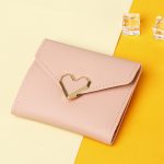 Women Fashion Heart Shape Flap Square Mini Wallet - Image 8