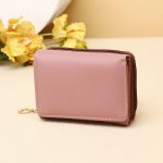 Wholesale Women Fashion Solid Color PU Mini Wallet - Image 8