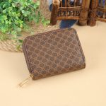 Wholesale Women Simple PU Old Pattern Multi-Card Slot Mini Wallet - Image 8
