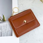 Women Fashion Casual Solid Color PU Zipper Wallets - Image 8