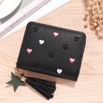 Wholesale Women Fashion Casual Heart Pattern PU Zipper Wallets - Image 8