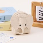 Wholesale Women Fashion Casual Solid Color Elephant Pattern PU Zipper Wallets - Image 8