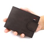 Wholesale Men Fashion Simple Multi-Function Multi-Card Zipper Wallet - Image 6