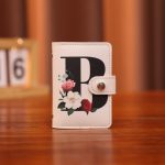 Women Fashion Letter Floral Element Printed Small Card Bag Wallets - Image 7