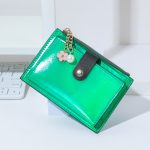Wholesale Women Fashion Simple Solid Color Laser Wallet - Image 7