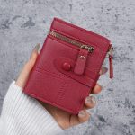 Wholesale Fashion Solid Color Zipper Wallet - Image 8