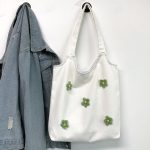 Wholesale Women Fashionable Stereo Floral Large Capacity Canvas Tote Bag - Image 7