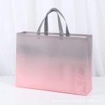 Wholesale Fashion Gradient Color Coated Waterproof Non-Woven Shopping Bag