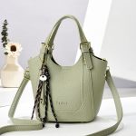 Wholesale Women Fashion Casual Solid Color Pu Large Capacity Handbag - Image 7
