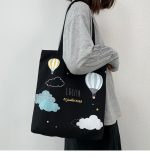 Wholesale Women Summer Casual Large-Capacity Student Canvas Tote Bag - Image 8
