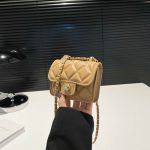 Women Fashion Casual Solid Color Chain Portable Mini Small Square Crossbody Bag - Image 8