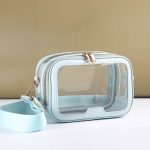 Wholesale Women Fashion Casual Solid Color Transparent Crossbody Bag - Image 8