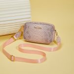 Wholesale Women Fashion Casual Snake-Print Small Square Crossbody Bag - Image 7
