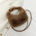 Autumn And Winter Plush Crossbody Bag - Image 8