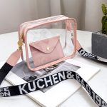 Wholesale Women Fashion Casual Solid Color Transparent Crossbody Bag - Image 7