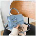 Women Summer Candy Color Flap Square Bag - Image 8