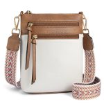 Women Multi-Zipper Pocket Vertical Crossbody Bag - Image 5