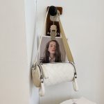 Women Fashion Solid Color Rhomboid Cylindrical Crossbody Bag - Image 8