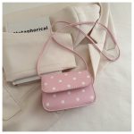 Wholesale Women Fashion Solid Color Dot Printed Crossbody Bag - Image 8