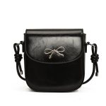 Wholesale Fashion Solid Color Bow Flip Mini Crossbody Bag - Image 8