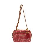 Wholesale Women Fashion Elegant Woolen Chain Zipper Crossbody Bag - Image 8