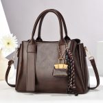 Women Fashion Casual Solid Color Pendant Handbag - Image 3