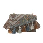 Wholesale Bohemian Vintage Fringe Wide Strap Crossbody Bag - Image 8