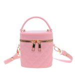 Wholesale Women Fashion Mini Cylinder Jelly Color Zipper Crossbody Bag - Image 8