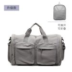 Fashion Casual Solid Color Wet And Dry Separable Large Capacity Foldable Portable Travel Duffle Bags - Image 8