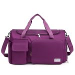 Wholesale Men Fashion Casual Solid Color Dry And Wet Separation Oxford Duffle Bags - Image 4