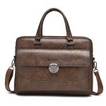 Wholesale Men'S Fashion Casual Retro Large Capacity Business Handbag Briefcases Bags