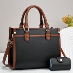 Wholesale Women Fashion Casual Simple Bag Large Capacity Multi-Piece Handbag Set - Image 5