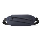 Men Fashion Casual Solid Color Pu Chest Bag - Image 2