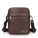 Men Fashion Simple Retro Pu Leather Business Crossbody Bag - Image 8